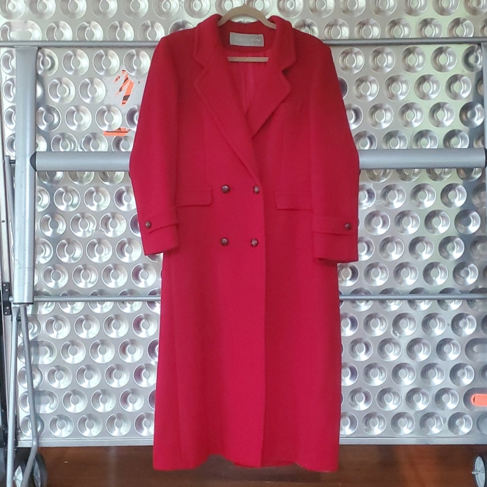 Evan Picone Wool Overcoat